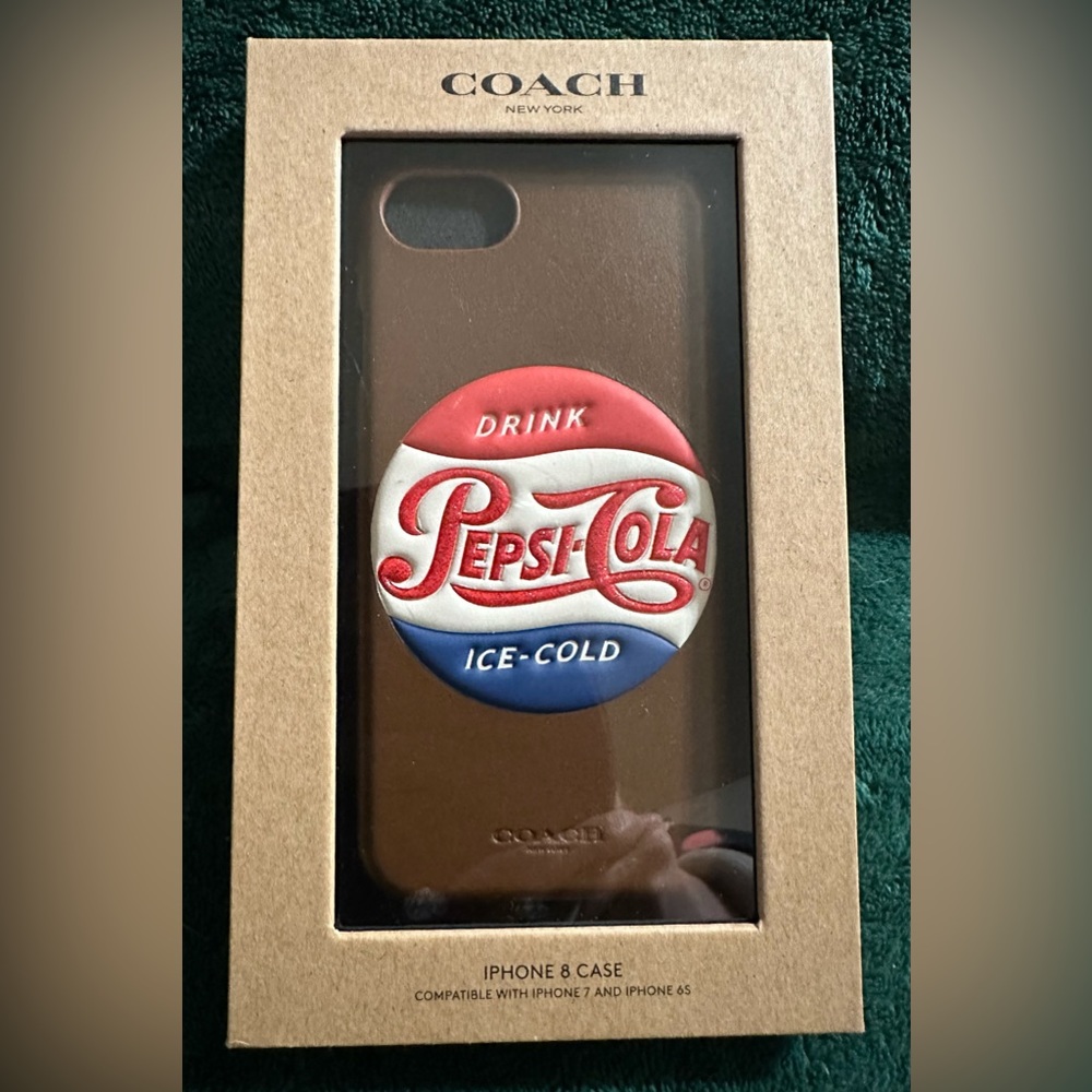 Coach Pepsi cola Iphone8 case